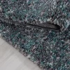 Flycarpets Hoogpolig Vloerkleed - Lorium Gemeleerd Blauw/grijs/crème 200 X 290 Cm