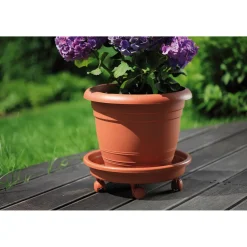 Form Plastic Plantenpot Trolley - Kunststof - Rond - Max 70 Kilo