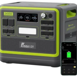 FOSSiBOT F2400 Draagbaar Powerstation - 2400W 2048Wh LiFePO4 Welektrische generator-5 jaar garantie