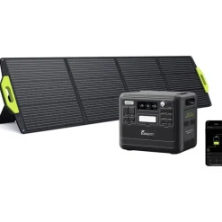 FOSSiBOT F2400 LFP Draagbaar Powerstation-2400W 2048Wh Generator - 5 garantie-APP+ SP200 Zonnepaneel