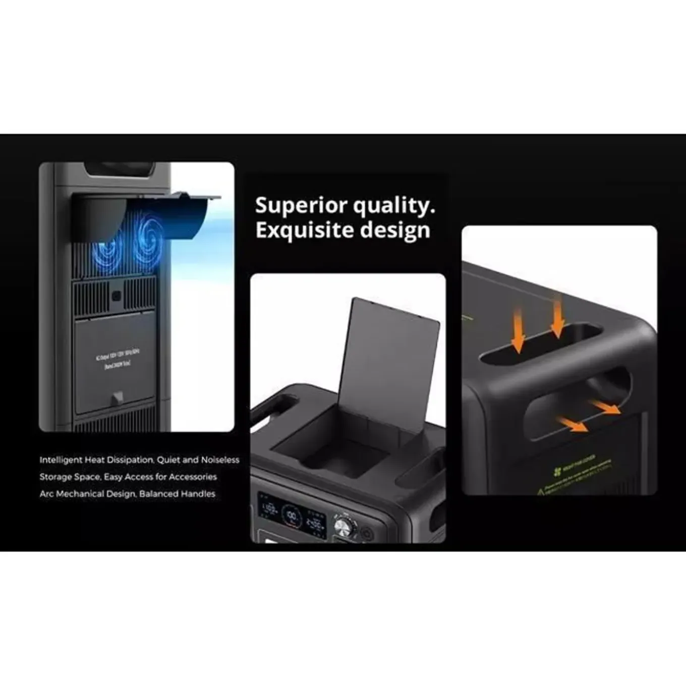 FOSSiBOT F2400 LFP Draagbaar Powerstation-2400W 2048Wh Generator - 5 garantie-APP+ SP200 Zonnepaneel
