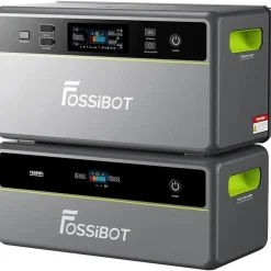 FOSSiBOT -FPB 1200W AC-1958Wh-Balkonkraftwerk zonnegenerator + FBP1200-B LFP Draagbaar Energiestation