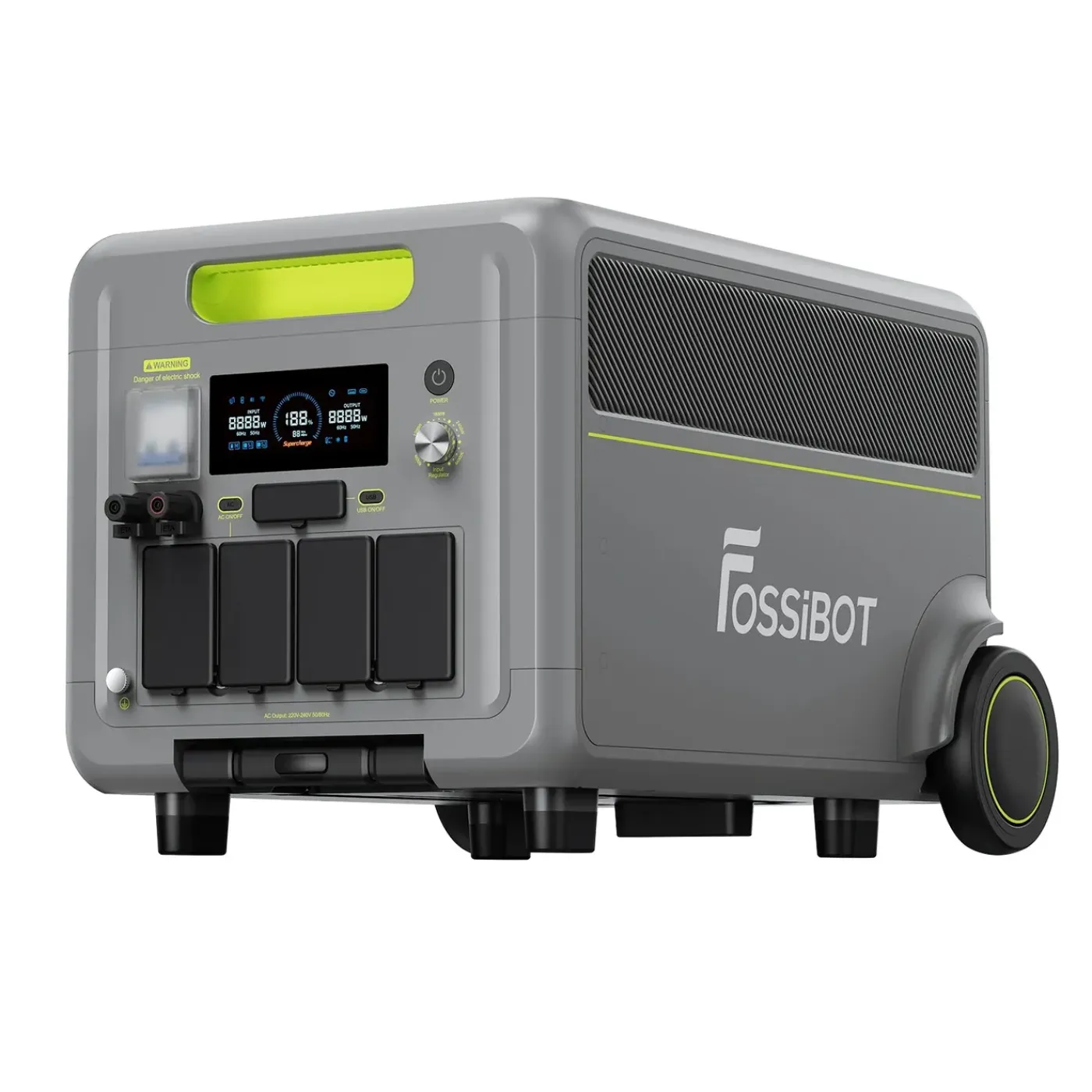 FOSSiBOT F7200 5222Wh 7200Welektrische generator/draagbaar stroomstation+micro-omvormer+zonnepaneel