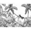 Overig Fotobehang Black Panther - Wit - 2,50m x 350cm