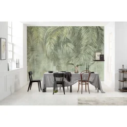 Overig Fotobehang Palm Fronds - Groen - 2,50m x 350cm