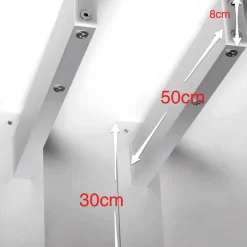 FOXYDRY Air 120 electrisch plafonddroogrek wandmontage - 122 X 57 X 30 cm