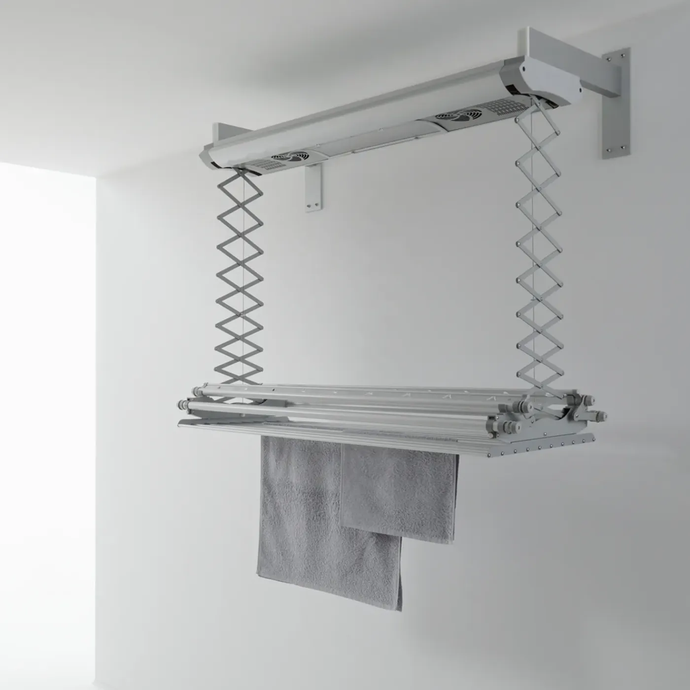 FOXYDRY Air 120 electrisch plafonddroogrek wandmontage - 122 X 57 X 30 cm
