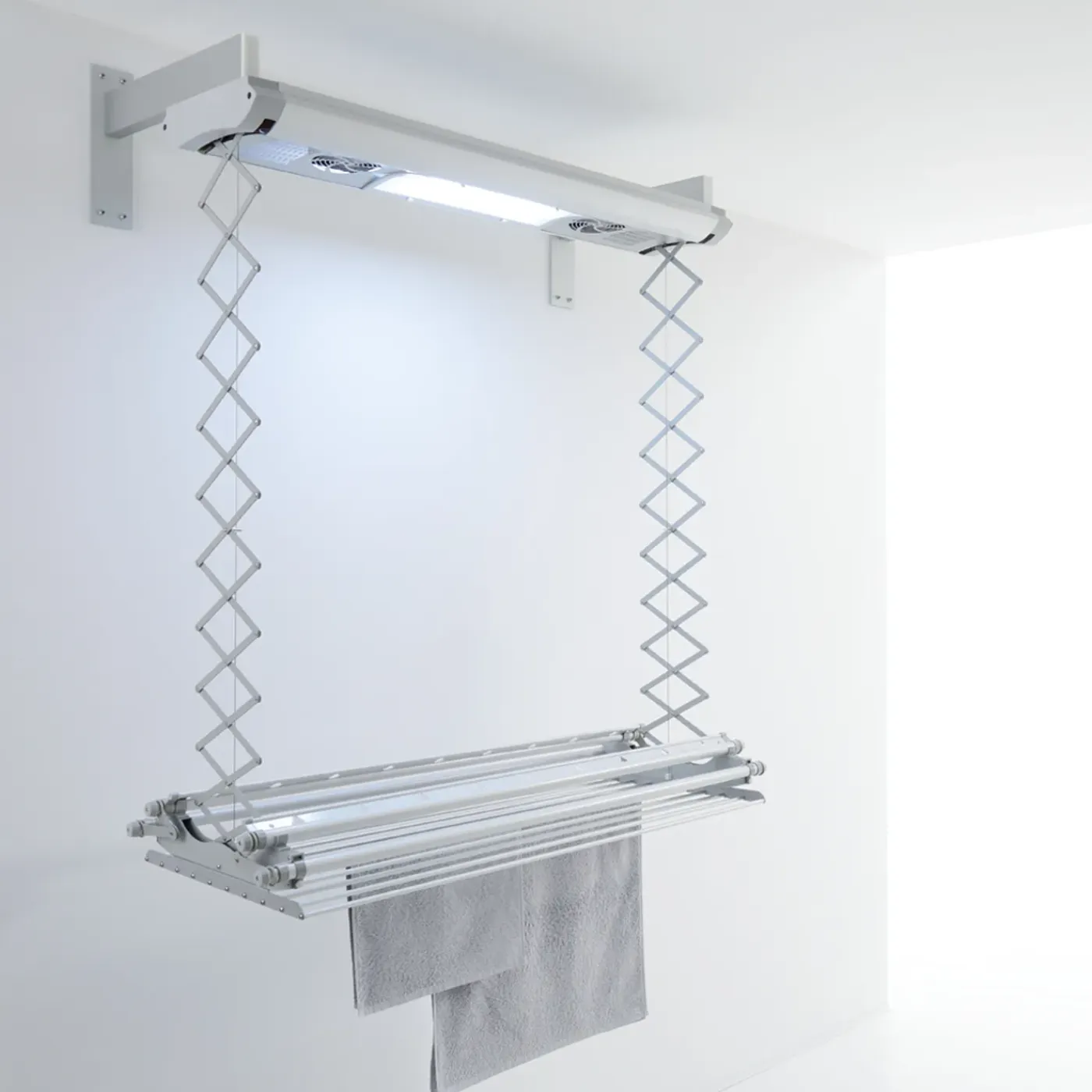 FOXYDRY Air 120 electrisch plafonddroogrek wandmontage - 122 X 57 X 30 cm