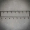 Fraaai - Kapstok Industrieel 15 Haken - 80 Cm Zwart