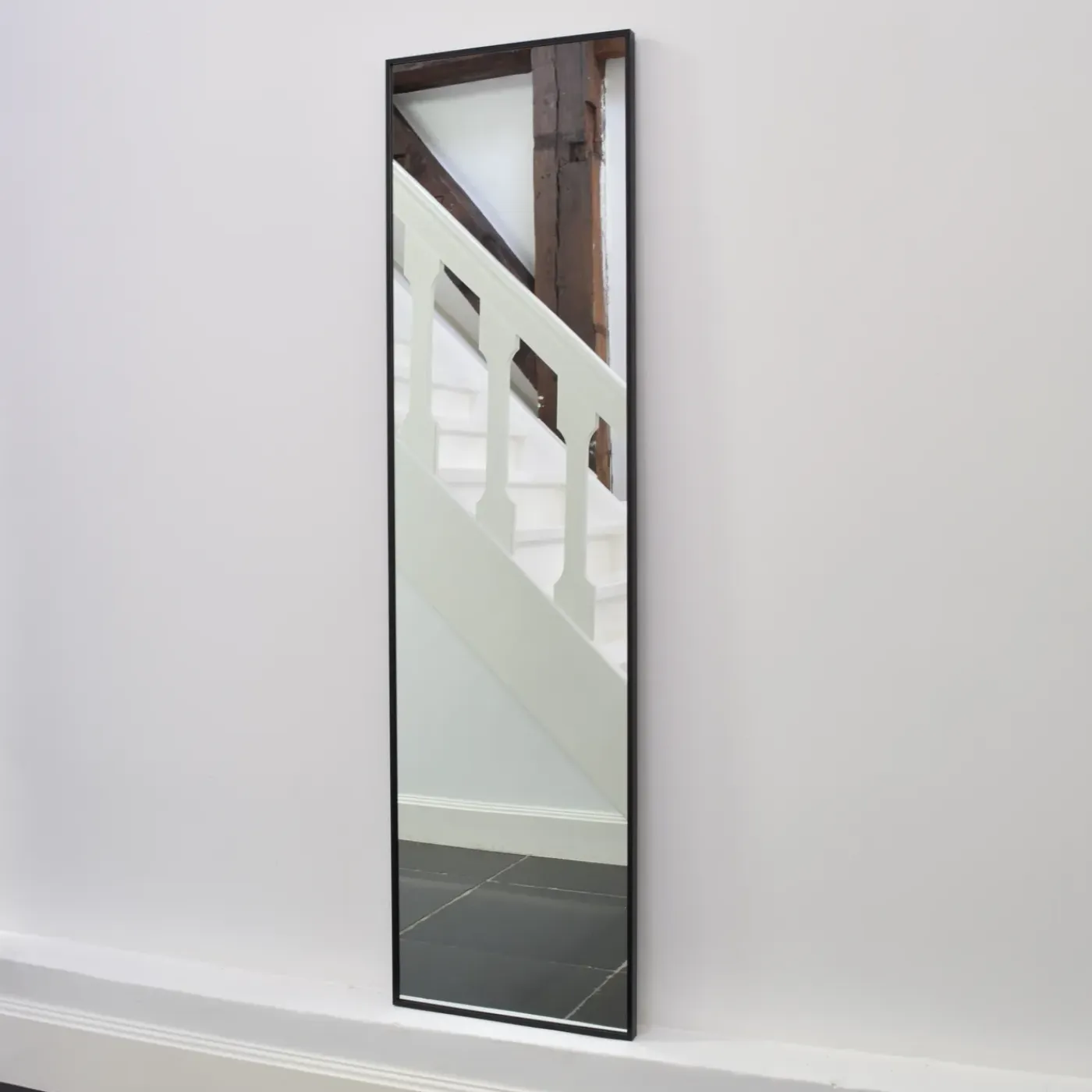 Fragix York Passpiegel - Zwart - Aluminium - 150x40