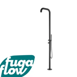 FugaFlow Eccelente Sobrado Badkamer Original Vrijstaande Buitendouche - Zwart - Rvs 316 - Handdouche