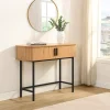 Furnilux Helsingborg Sidetable Console Licht Eiken - 100x35x75 Cm