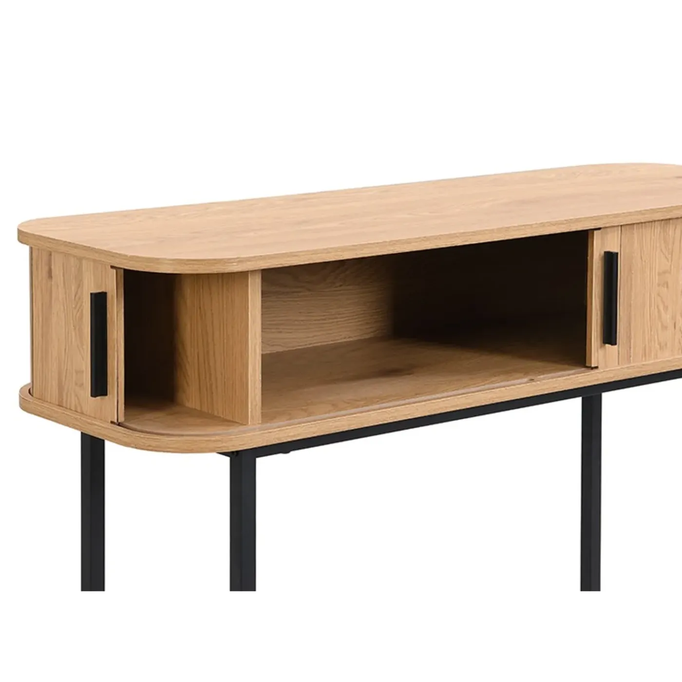 Furnilux Helsingborg Sidetable Console Licht Eiken - 100x35x75 Cm
