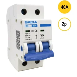 Gacia Hoofdschakelaar 40a 2p - Dh-240