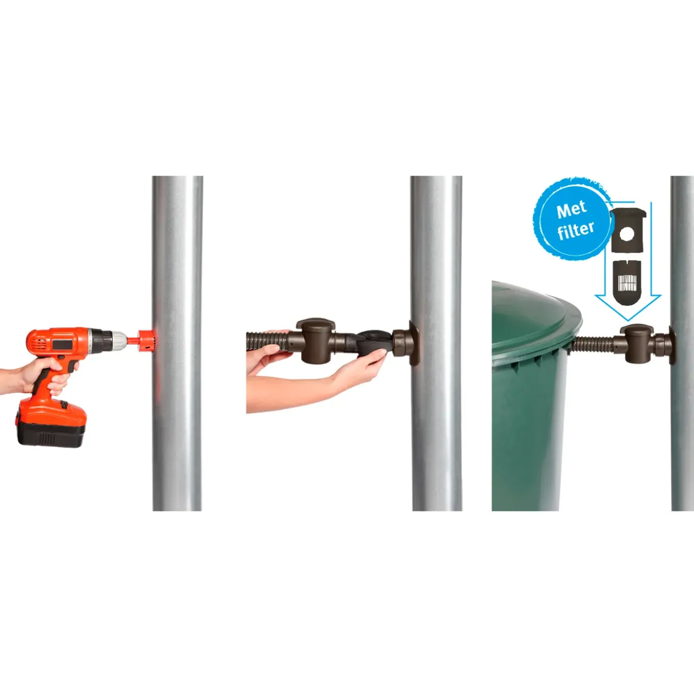 Garantia vulautomaat PR008F speedy met filter grijs