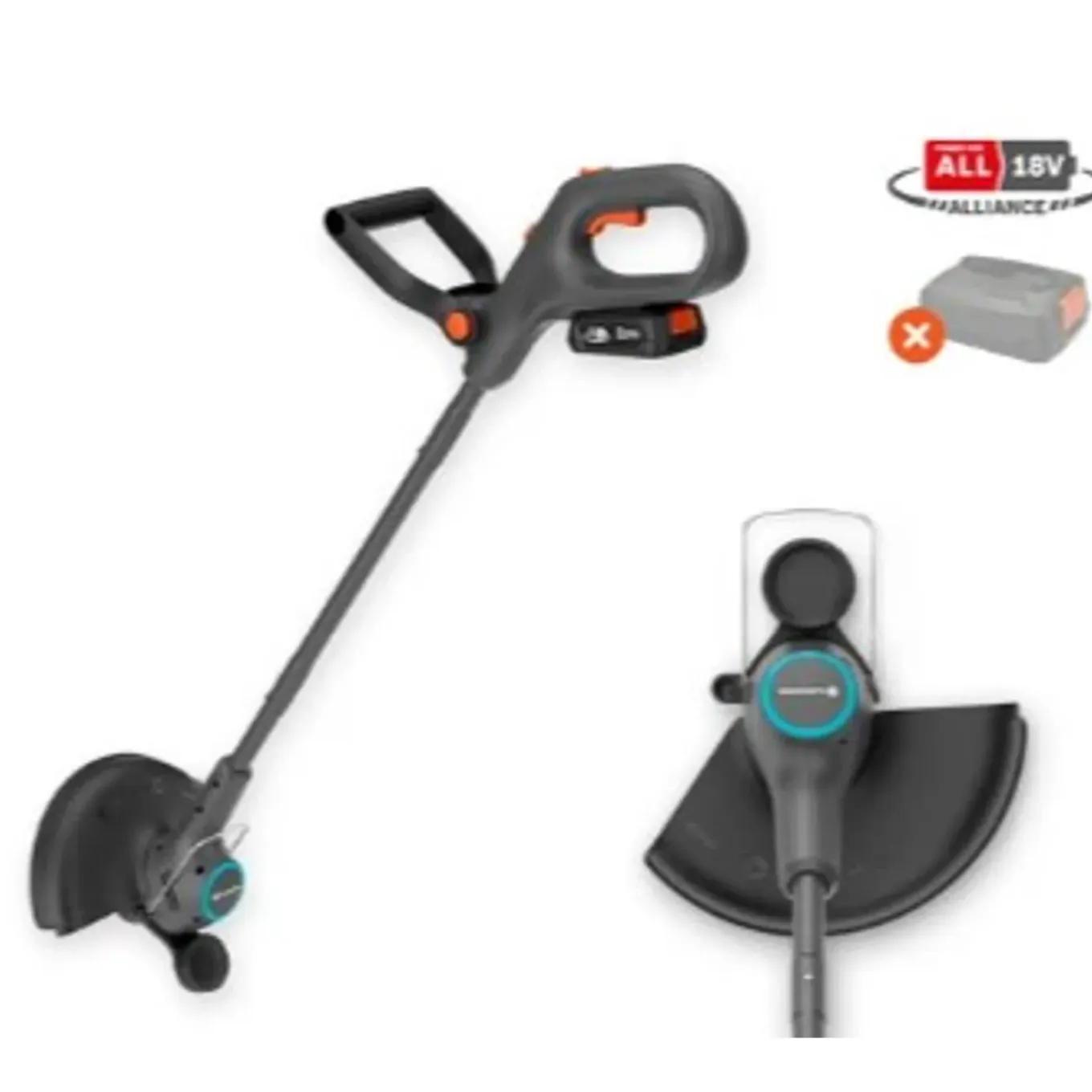 Gardena Accu Grastrimmer EasyTrim 18/25V P4A Solo - 18V - 25cm maaibreedte (zonder accu en lader)