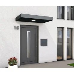 4gardenz Wandbrievenbus Met Veilig Slot - Brievenbus Hangend Staal - Antraciet