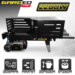Gardeo Pro - Horizontale Houtkliever 2200 W 5 Ton