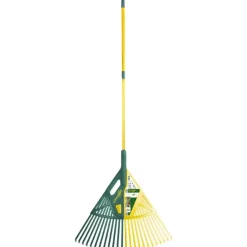 Gardirex 2-in-1 Bladhark Met Telescopische Steel 146cm - 24 Tanden