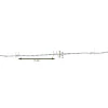 Garmix Prikkeldraad / Puntdraad 500m. (2 Draden 1,7mm)