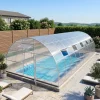Garten Dream - Zwembad Overkapping - Nero - 5x8m - Verzinkt Staal - 4mm Polycarbonaat