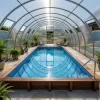 Garten Dream - Zwembad Overkapping - Nero - 5x8m - Verzinkt Staal - 6mm Polycarbonaat