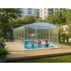 Garten Dream - Zwembad Overkapping - Laguna - 3x4m - Verzinkt Staal - 4mm Polycarbonaat