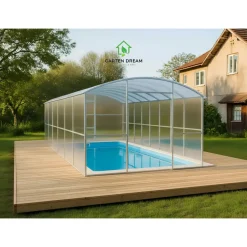 Garten Dream - Zwembad Overkapping - Laguna - 3x4m - Verzinkt Staal - 4mm Polycarbonaat