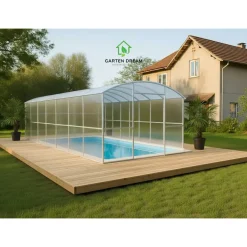 Garten Dream - Zwembad Overkapping - Laguna - 3x4m - Verzinkt Staal - 4mm Polycarbonaat