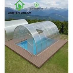 Garten Dream - Zwembad Overkapping - Marina - 3x8m - Verzinkt Staal - 4mm Polycarbonaat