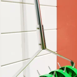 Overig Gazonbeluchter Verticuteerder 45cm Breed Met 30 Stalen Spikes -groen