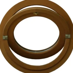Gd Menuiseries - Oeil De Boeuf Hout H70 X L70 Ribbentafel