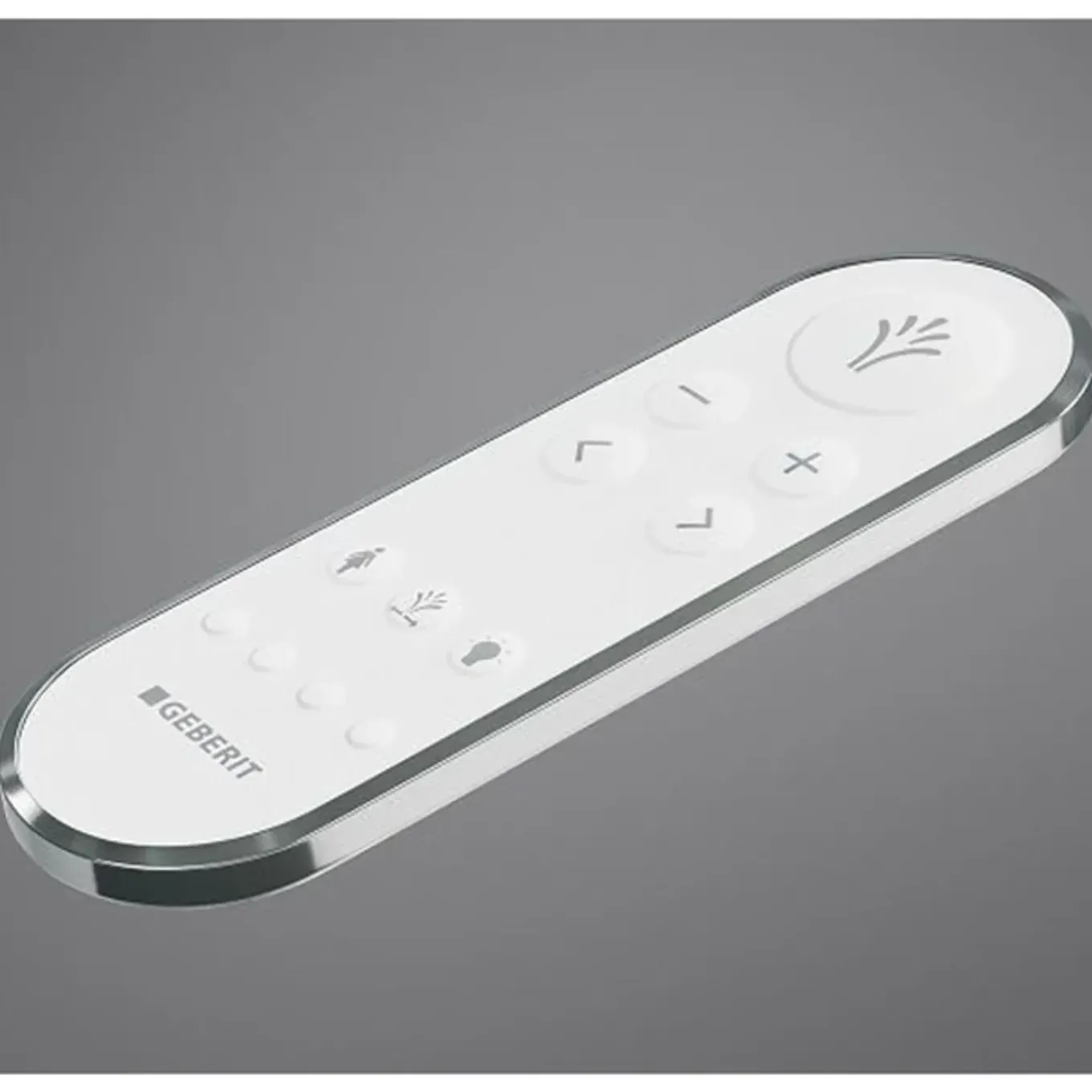 Geberit Aquaclean Sela Douche-wc – Oriëntatielicht & Ladydouche – Wit, Designafdekking Chroom