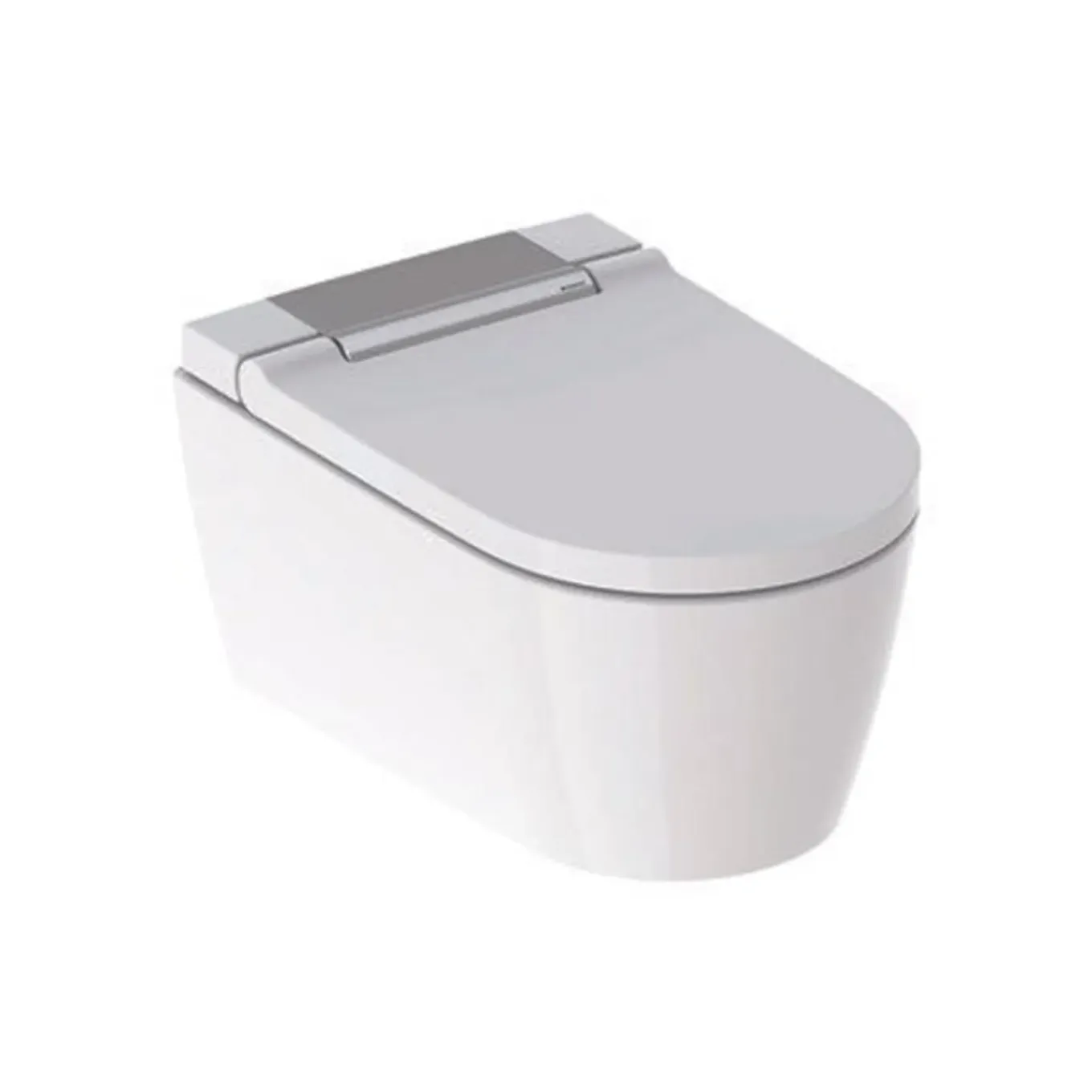 Geberit Aquaclean Sela Douche-wc – Oriëntatielicht & Ladydouche – Wit, Designafdekking Chroom