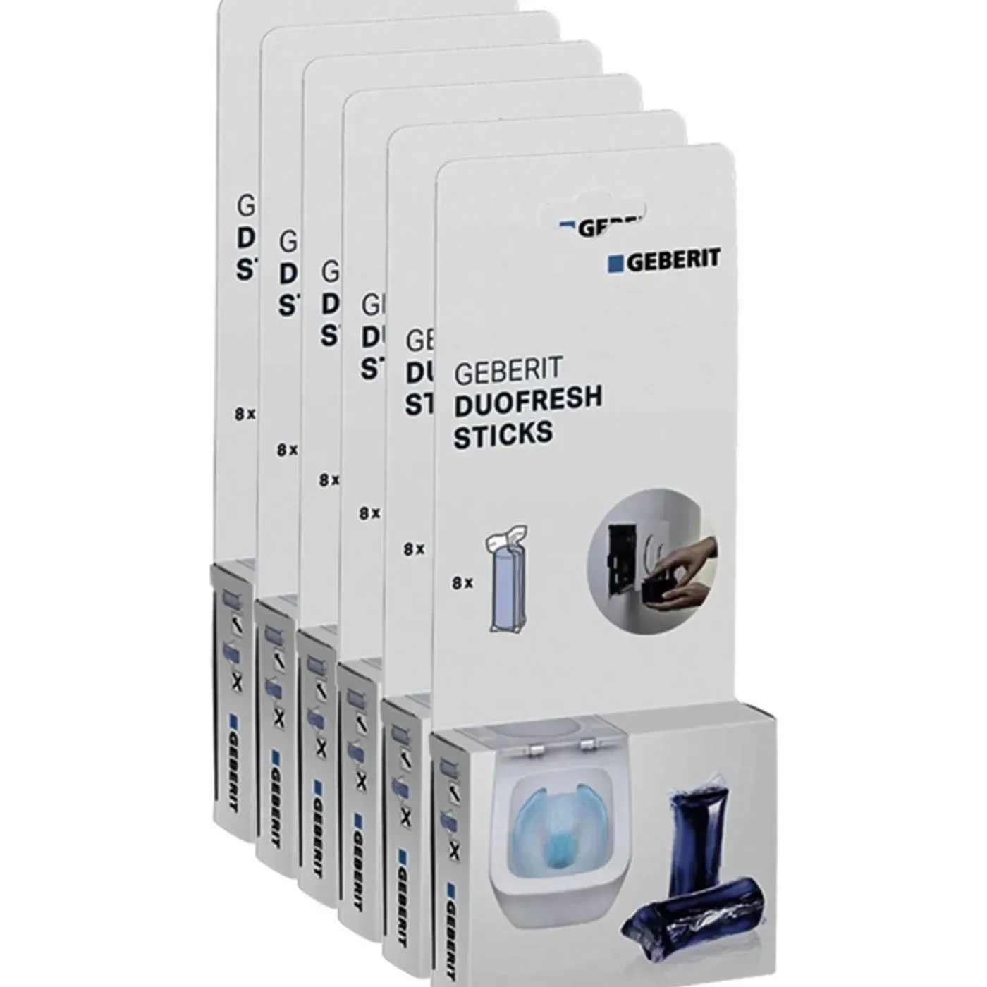 Geberit Aquaclean Voordeelpakket - Inclusief Duofresh Sticks - 48 Stuks & - 1 Fles Aquaclean