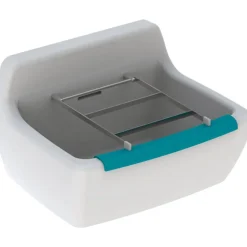 Geberit 300 Basic Norma - Uitgietbak - Voor Klaprooster - 500x390mm - Met Geïntegreerde Ove - Wit
