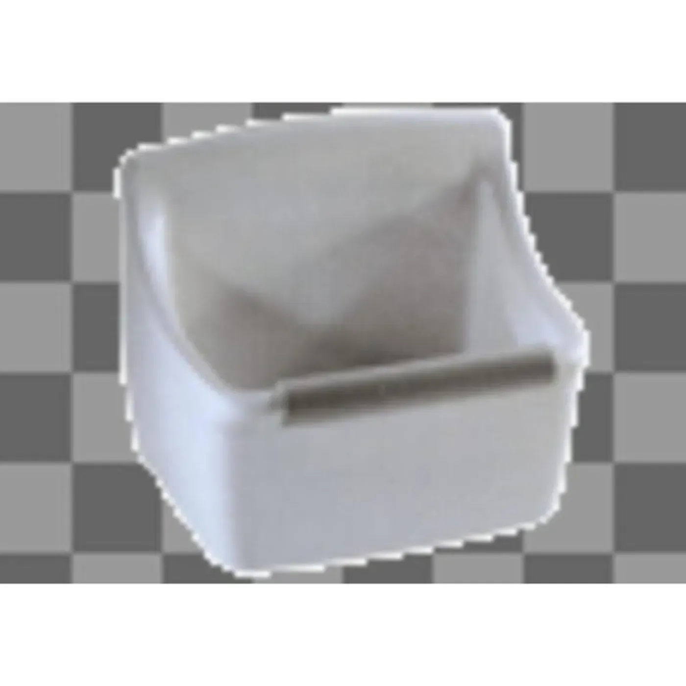 Geberit 300 Basic Norma Uitstortgootsteen - Met Stootrand - 35x45x35cm - Met Gaten - Voor
