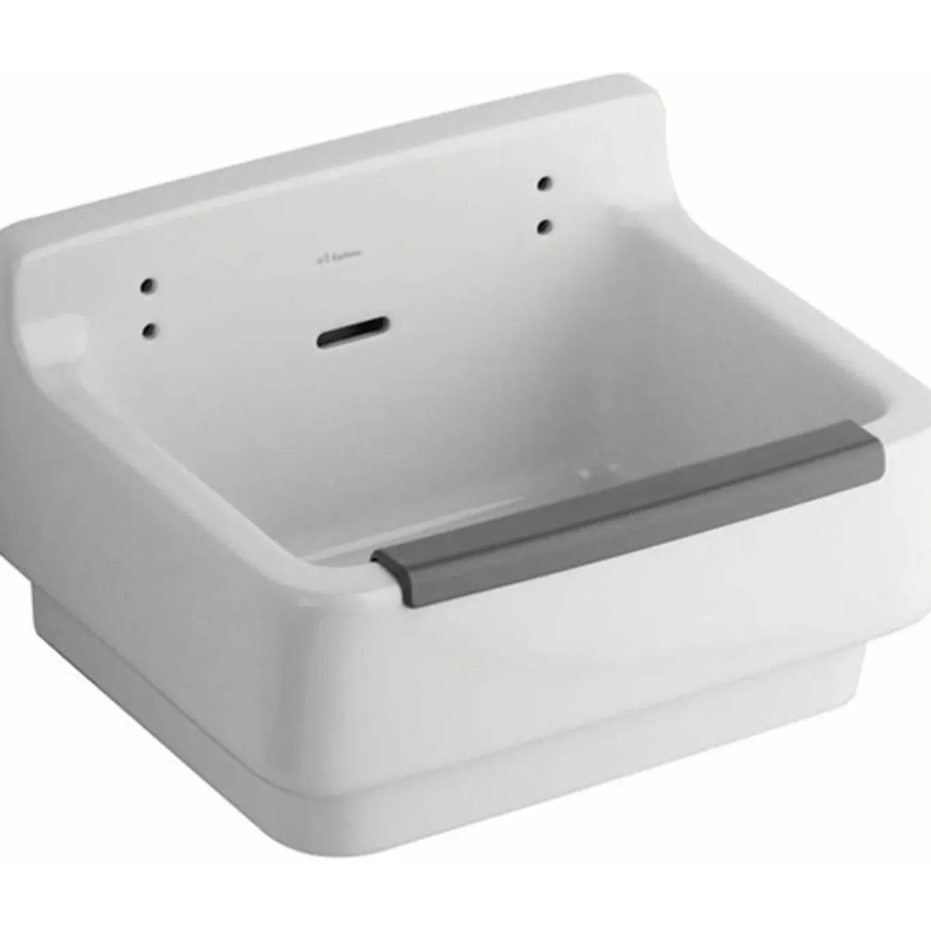 Geberit 300 Basic 300 - Uitgietbak - 61x46cm - Met Overloop - Wit