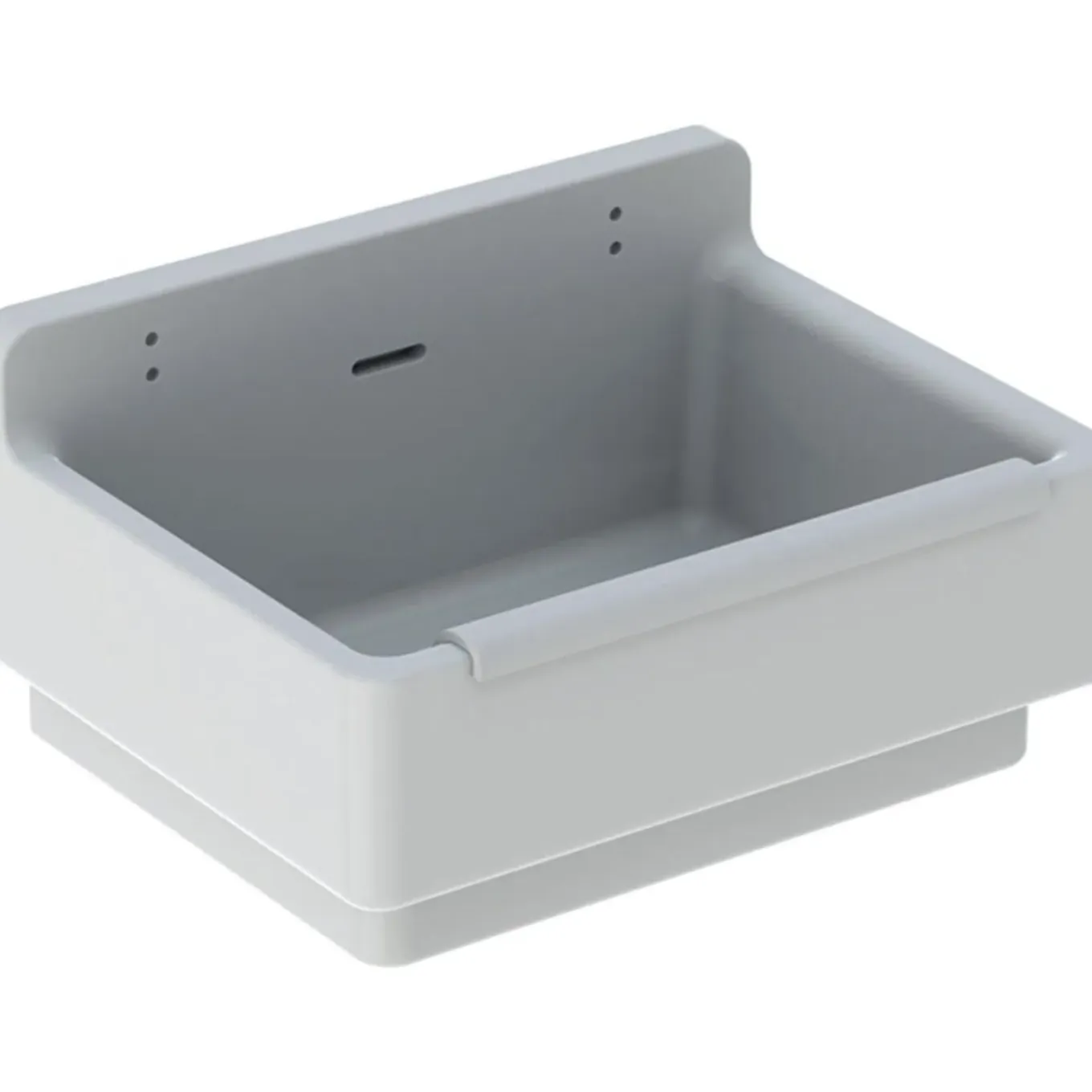 Geberit 300 Basic 300 - Uitgietbak - 61x46cm - Met Overloop - Wit