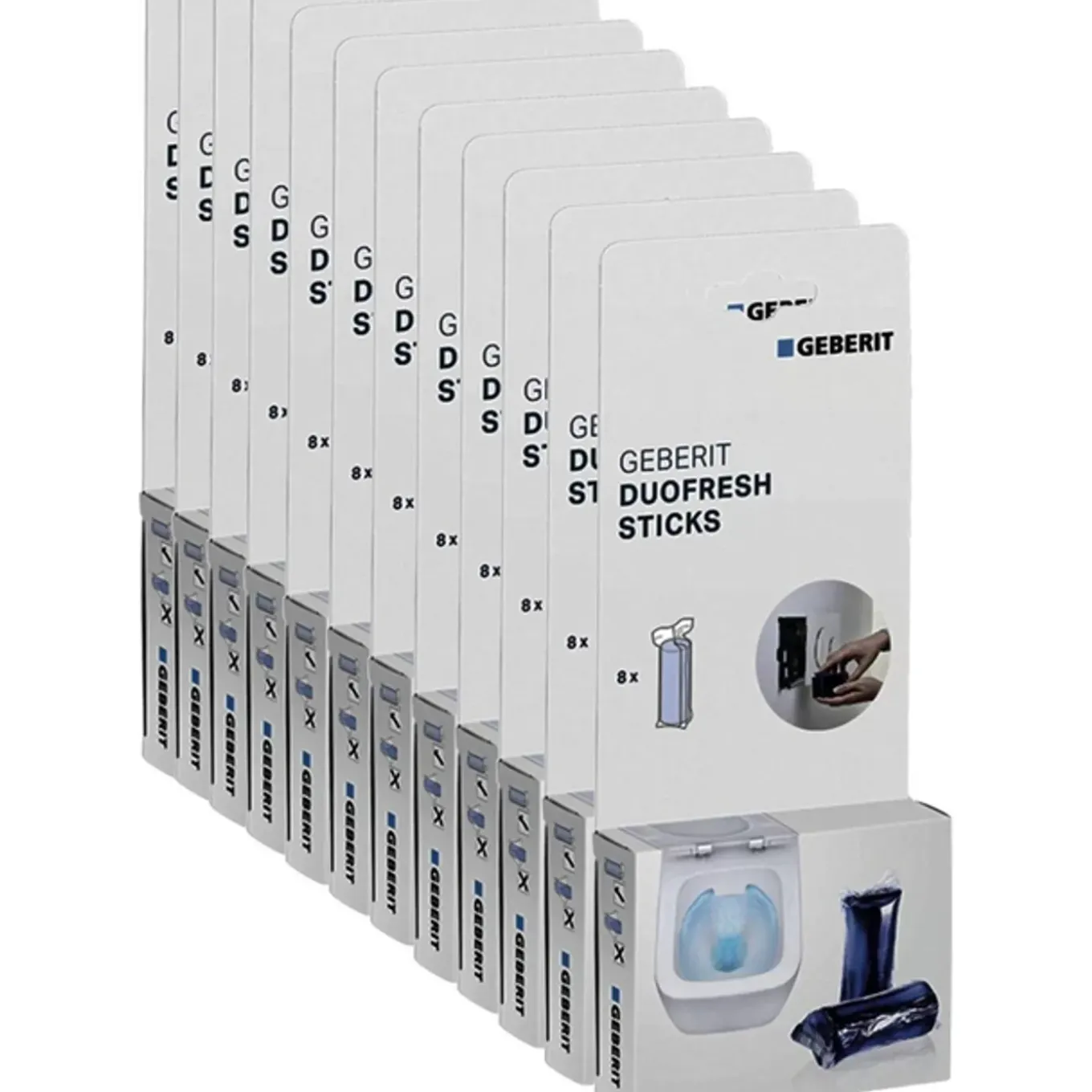 Geberit Duofresh Sticks Voordeelverpakking - 88 Stuks