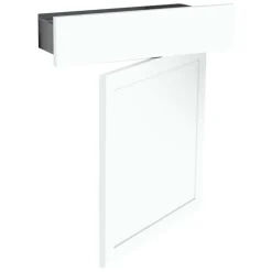 Geheel van 1 deur + 1 lade keukenkast Modulo Lisy Wit 60 x72 cm