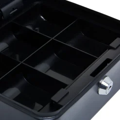 Overig Geldkist 10359189 - met sleutelslot - 6 Vakken Gelddoos, Klein Formaat - 20x16x9cm