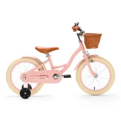 Generation Blanco Kinderfiets 16 Inch Met Zijwieltjes En Mandje - Roze