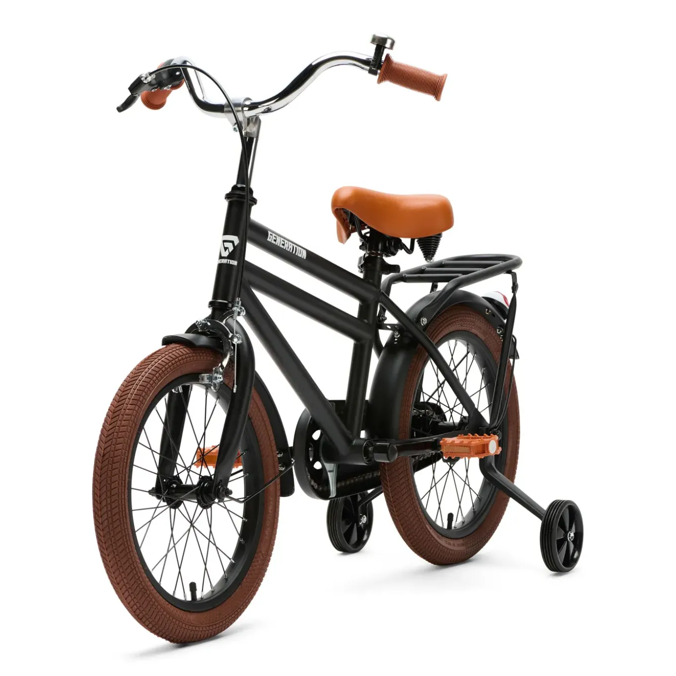 Generation City 16 Inch Matzwart – Kinderfiets