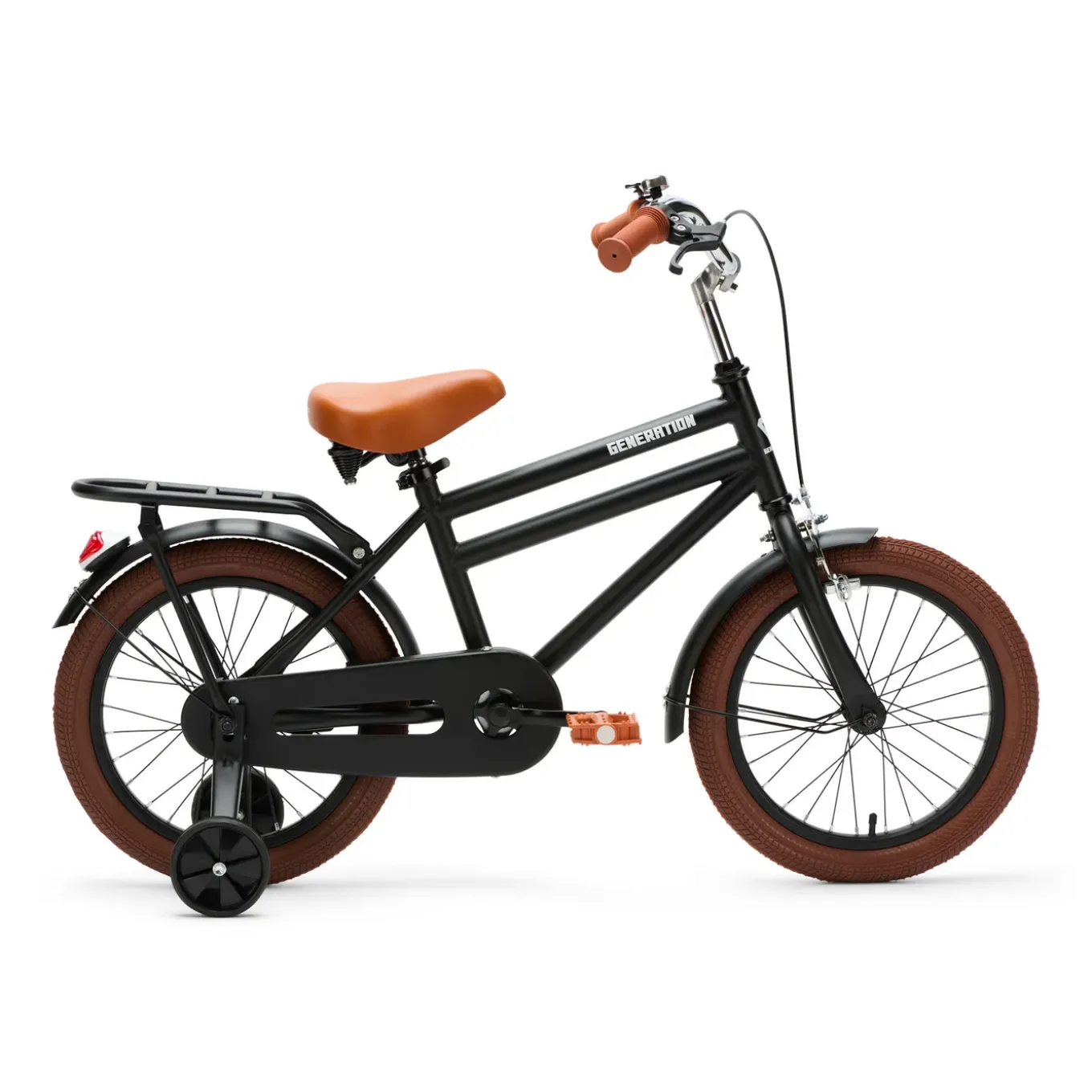 Generation City 16 Inch Matzwart – Kinderfiets