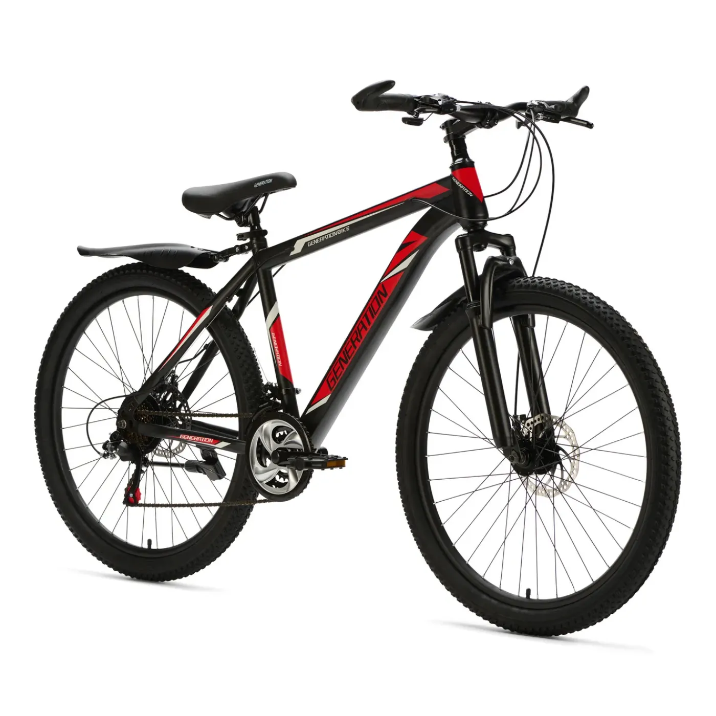 Generation Mountainbike 26 Inch Rood/zwart – Spatborden