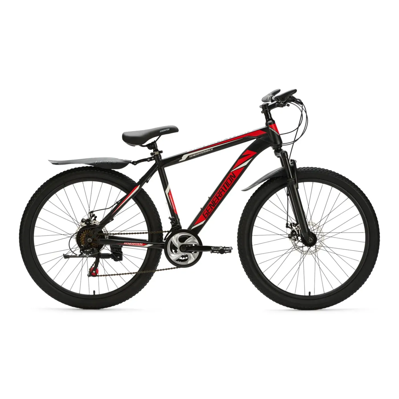 Generation Mountainbike 26 Inch Rood/zwart – Spatborden