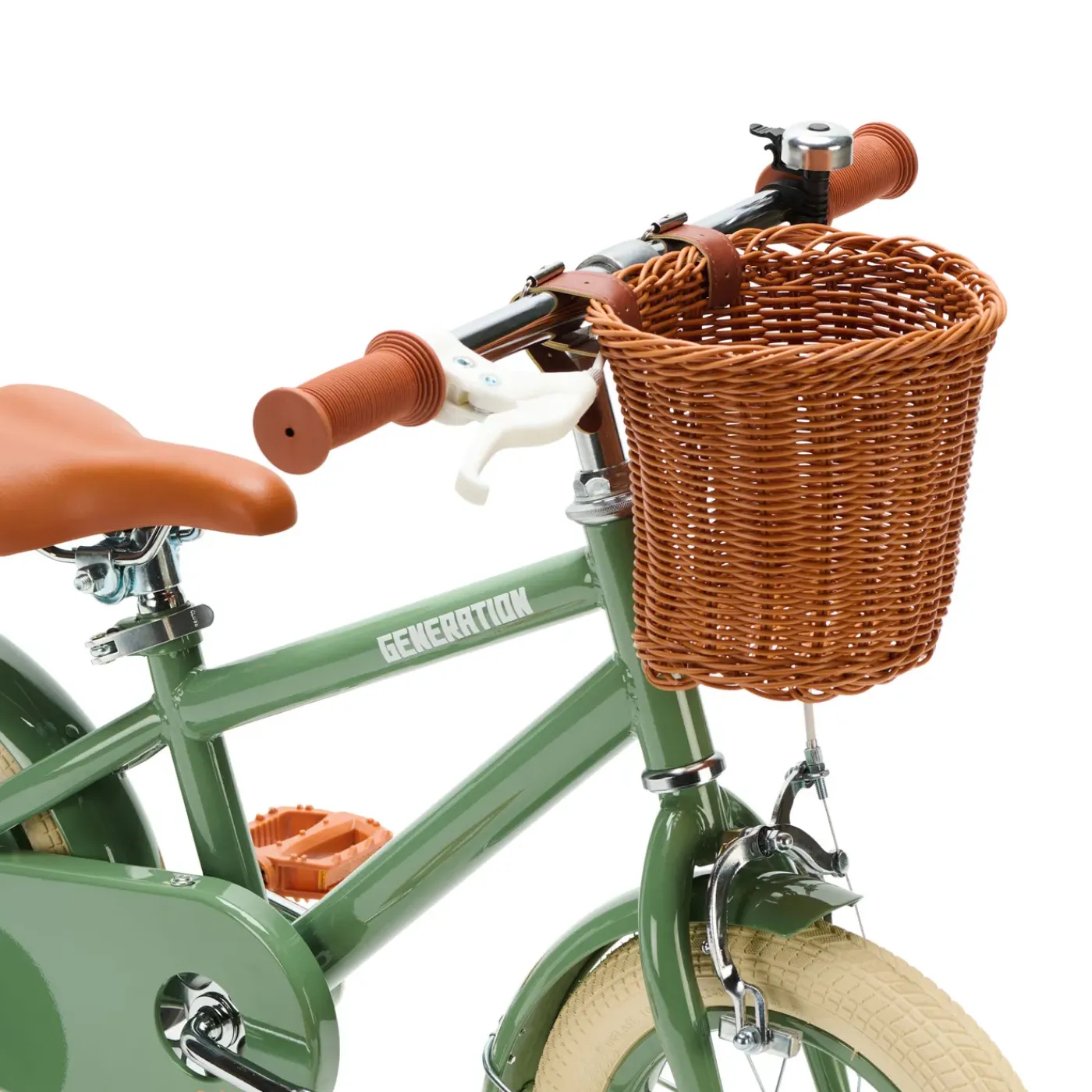 Generation Retro 12 Inch Groen – Kinderfiets Met Mandje
