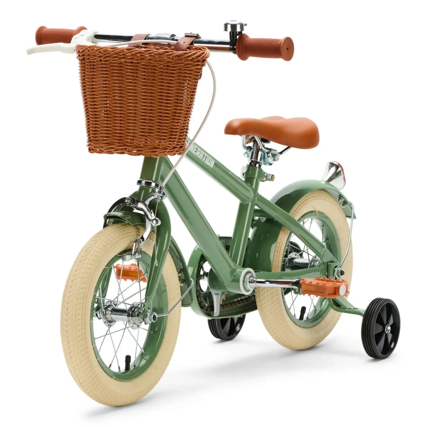 Generation Retro 12 Inch Groen – Kinderfiets Met Mandje