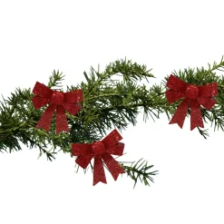 Gerimport Kerststrikken -3x - Rood - 10x13 Cm - Kersthanger